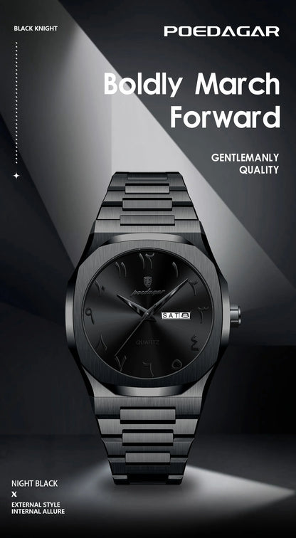 Relógio Masculino Calendário Semanal