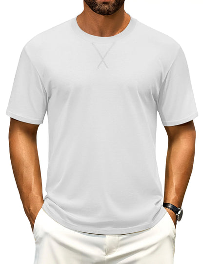 Camiseta Masculina Algodão Ombro Longo