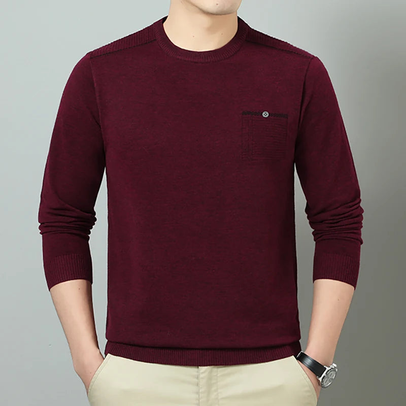 Suéter Masculino anti-Pilling