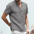 Camiseta Casual Masculina de Algodão 