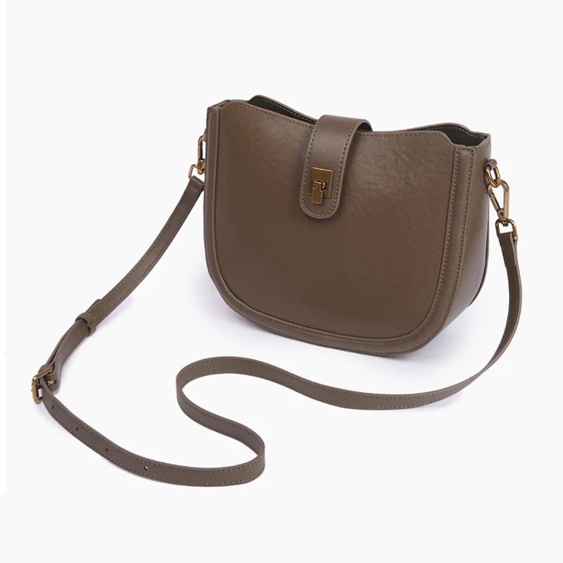 Bolsa de Ombro Couro Natural