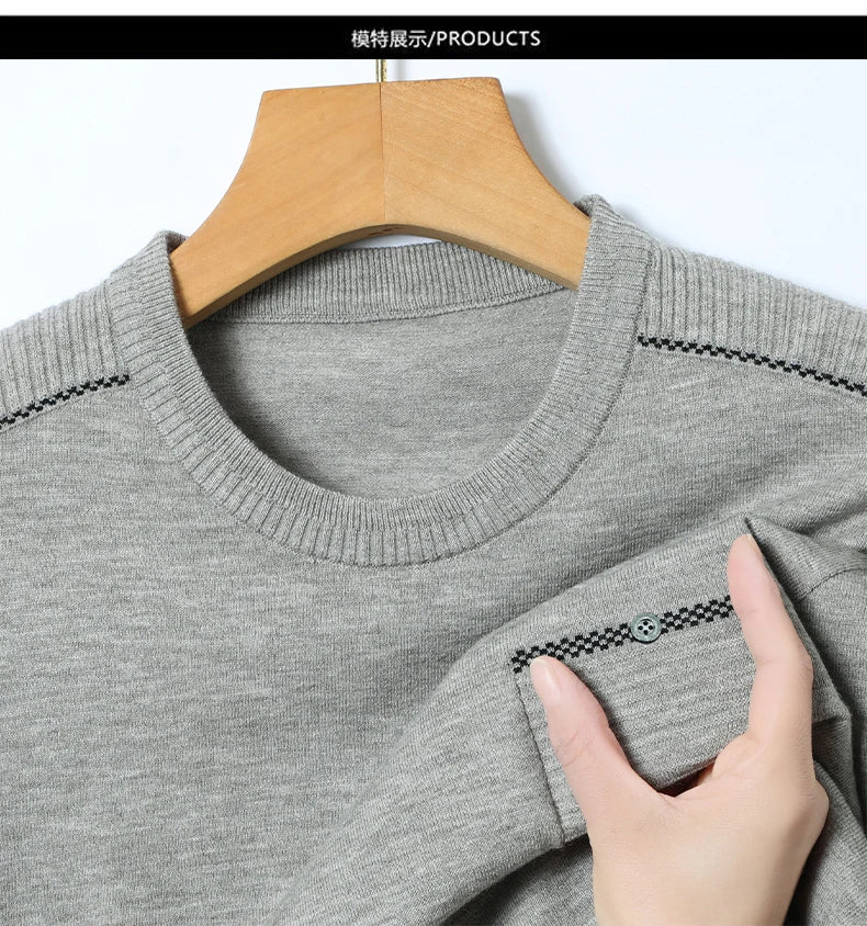 Suéter Masculino anti-Pilling