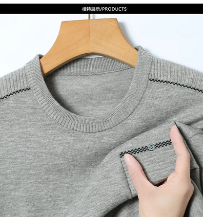 Suéter Masculino anti-Pilling