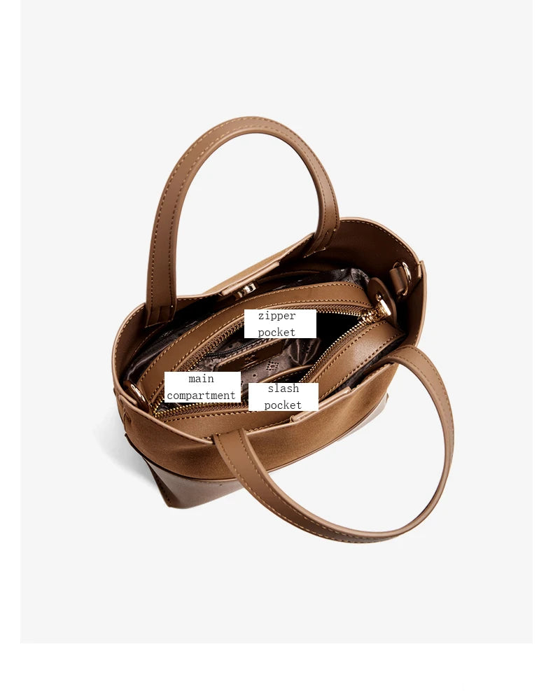 Bolsa Femine Hand de Couro