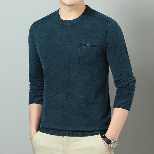 Suéter Masculino anti-Pilling